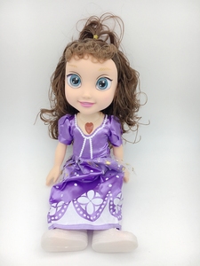 2018 toptan 34CM moda müzik prenses <span class=keywords><strong>sofia</strong></span> bebek güzellik müzik prenses bebek kız hediye oyuncaklar