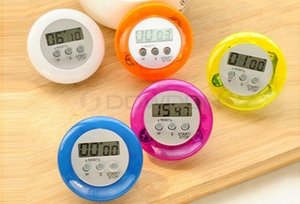 LCD Mini Round Cooking Digital Home Cucina Countdown Timer UP Allarme Orologio - Product Image 3