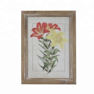 Luckywind Mộc Mạc Trang Trại Bộ 6 Phong Cách Cổ Điển Đóng Khung Hoa Nghệ Thuật - Product Image 4