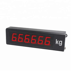 Remote <strong>Display</strong> With <strong>LED</strong> <strong>Display</strong> With <strong>RS232</strong>, RS485 Communication for Weighing Indicator