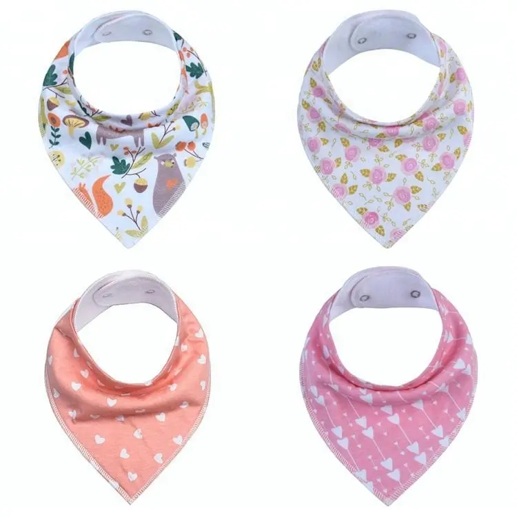 Kostenlose Kombination Baby Bandana Drool Lätzchen zum Sabbern und Zahnen Jungen Mädchen