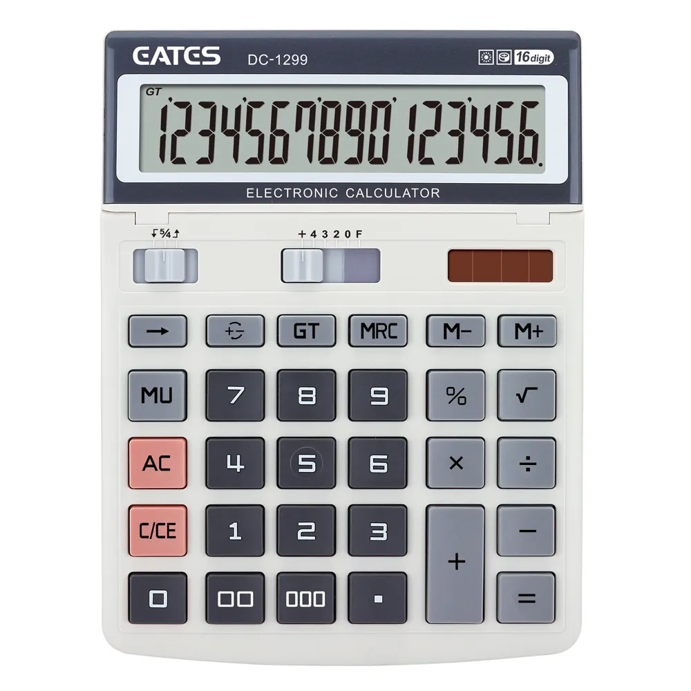 Calculatrice de bureau en ABS de bonne qualité, 16 chiffres