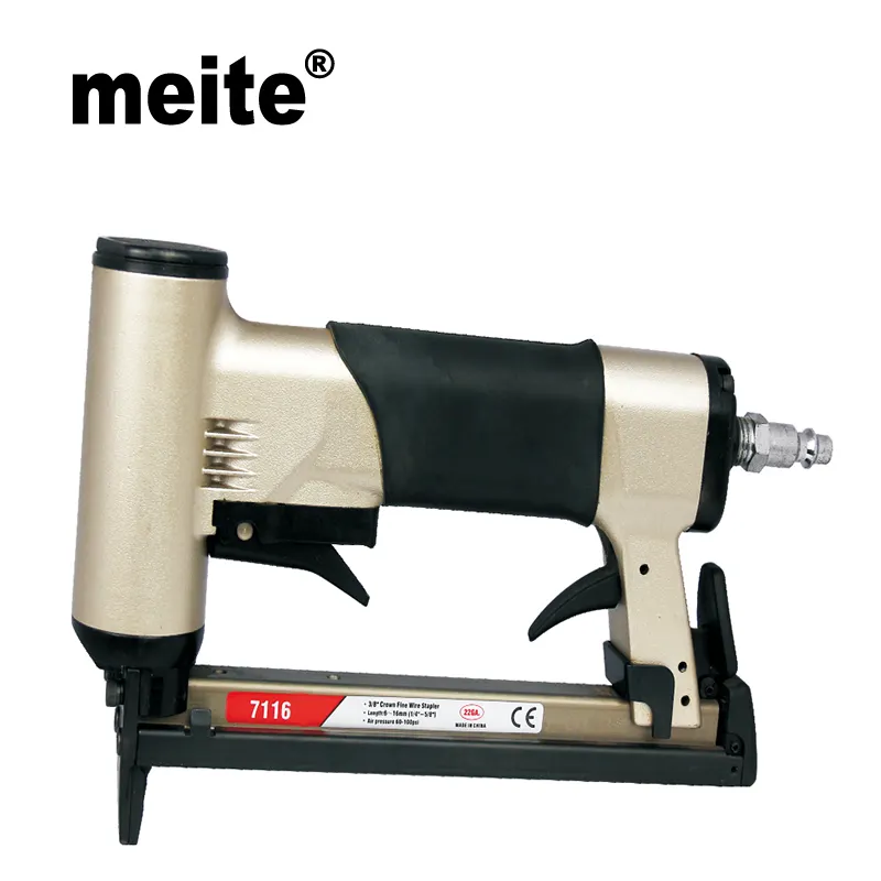 Meite-grapadora neumática de alambre fino, 7116, 22GA, 3/8''