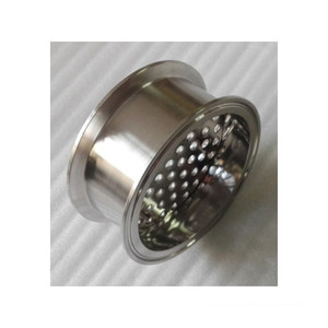4 "x4" ステンレス鋼サニタリー6mm穴トライクランプフィルタープレート