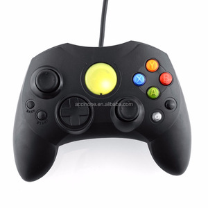 Nero Wired Controller di Gioco Professionale Gamepad Joystick Maniglia Gioco Joypad di Controllo del Gioco per Microsoft XBOX Prima Generazione - Product Image 1