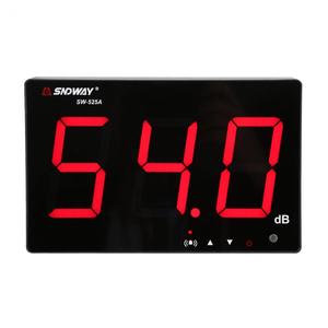 SNDWAY-medidor de nivel de sonido digital, gran pantalla, 30 ~ 130db, medidor de ruido db para colgar en la pared, medición con transferencia USB, almacenamiento de datos - Product Image 2
