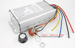 Taidacent入力DC10-60V 70A出力4000WハイパワーPWMモーターコントローラースピードスイッチモータースピードコントローラーポテンショメーター付き - Product Image 5