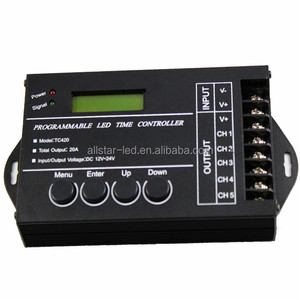 Programmier barer tc420 LED-Zeit regler 5 Kanäle gemeinsame Anode DC12/24V 5-Kanal-Ausgang 20A LED-Controller für Aquarien licht - Product Image 1