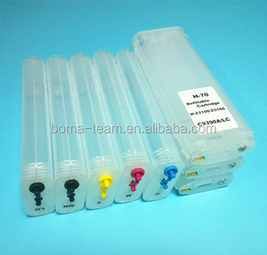 8色280 ml HP 70リフィルインクカートリッジHP Desingjet Z2100 Z5200 HP70インクジェットプロッタ用ARCチップ付き - Product Image 5