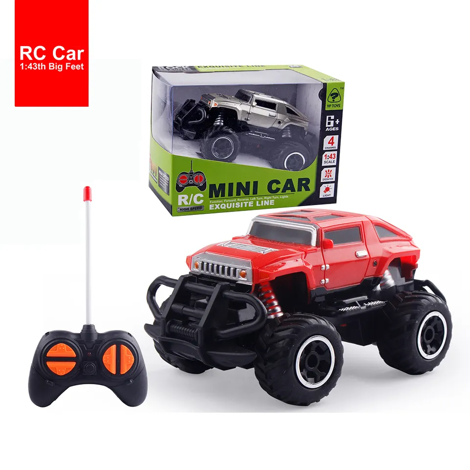 Carros de brinquedo rc suv, mini controle remoto 4ch para corrida de crianças