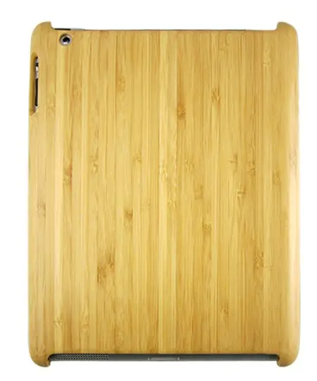 Ucuz toptan özelleştirilmiş logo bambu ipad kılıfı çevre koruma bambu durumda