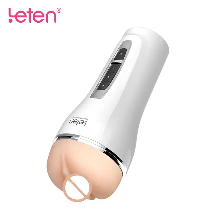 Leten electronic real touch male masturbator cup