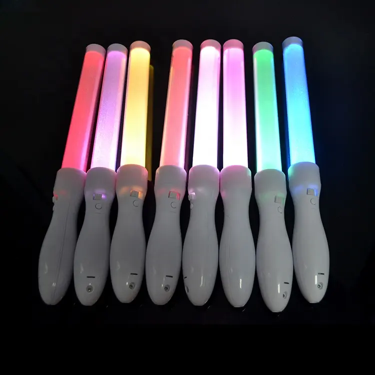 LINLI 433MHZ Plástico Inalámbrico Reutilizable Control remoto 15 Cambio de color LED Glowsticks