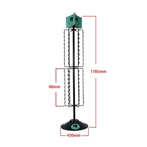 Ruimei quay khoai tây chiên giá cho cửa hàng bán lẻ, miễn phí thường vụ kim loại snack Rack hiển thị cho siêu thị, cửa hàng, xoay đứng - Product Image 2