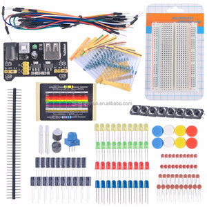 Ventole elettroniche Kit Breadboard modulo di potenza cavo resistore condensatore LED potenziometro per Arduino - Product Image 1