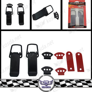 レーシングクイックリリースカーバンパーフェンダートランクハッチリッドファスナーキット、クリップタイプバンパーファスナー - Product Image 5