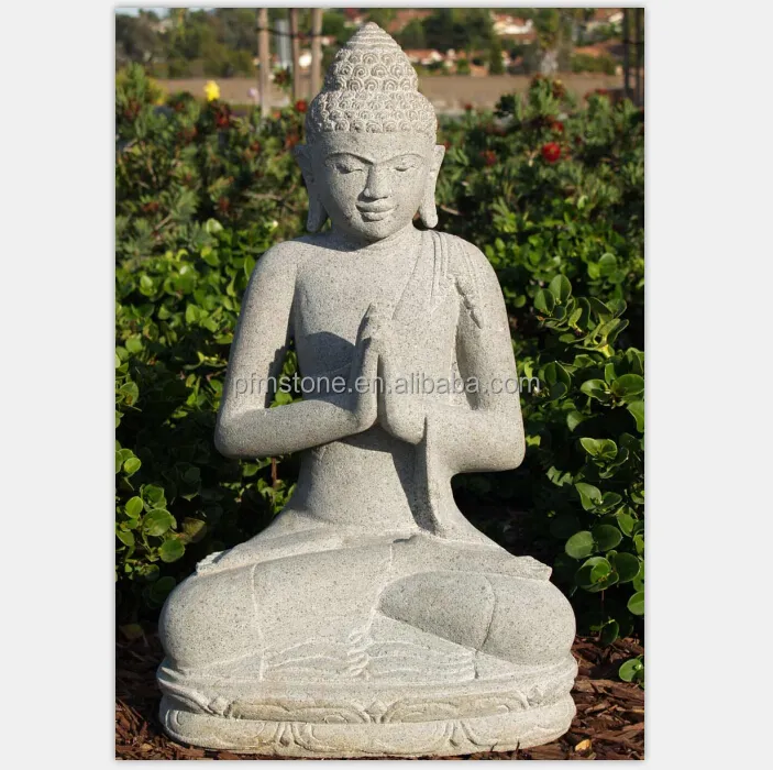 Di alta qualità intaglio a mano Puro mini buddha statua di pietra