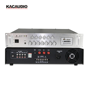 เครื่องขยายเสียงพลังสูงระดับมืออาชีพ800วัตต์เครื่องผสมเสียงเพลงและคุณสมบัติทางเสียงสำหรับห้องประชุมและโรงงาน