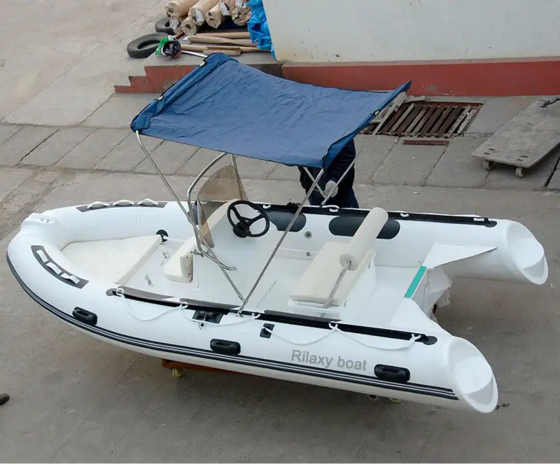 وافق CE 14ft جامدة قارب قابل للنفخ مع خيمة