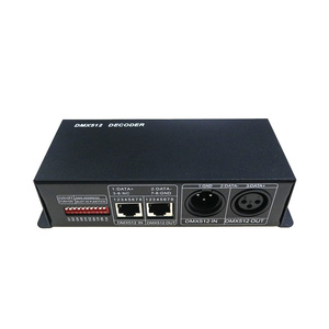 DC 12V-24V 3 канала DMX 512 декодер LED контроллер для RGB 5050 3528 Светодиодные полосы света - Product Image 2