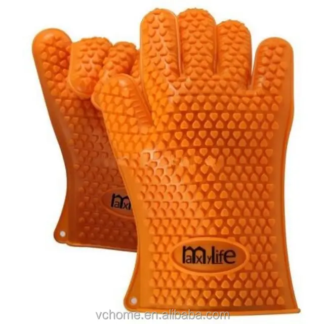 Guantes de silicona de alta calidad para barbacoa, nuevo estilo, suministro de fábrica