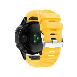 Garmin Fenix 3/Fenix 3 HR/Fenix 5X/5X Plus/D2 Delta PX/DescentMk1スマートウォッチ用Tschickソフトシリコン交換用時計バンド - Product Image 6