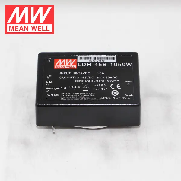 45W 1050mA LDH-45B-1050W 50V Meanwell Driver de Corrente Constante LEVOU