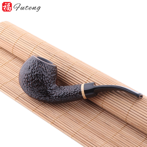 Yiwu Futeng – pipe à fumer en bois d'ébène, vente en gros, avec pipe à tabac en bois circulaire, pour fumer, personnalisée, nouvel arrivage - Product Image 5