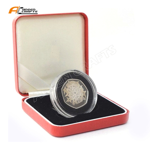 Vật Liệu Hiếm Titan Tantalum Niobium Đồng Xu Anh 7 Mặt Bạc Mạ Đồng Xu Với Hộp Quà Tặng - Product Image 3