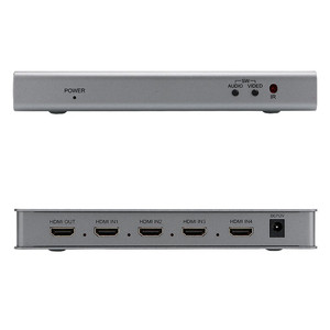 Multivisor Quad HDMI, conmutador de salida HD, interruptor HDMI, Full HD, 1080p, 4x1, Control IR, 4 en 1, convertidor de salida - Product Image 3