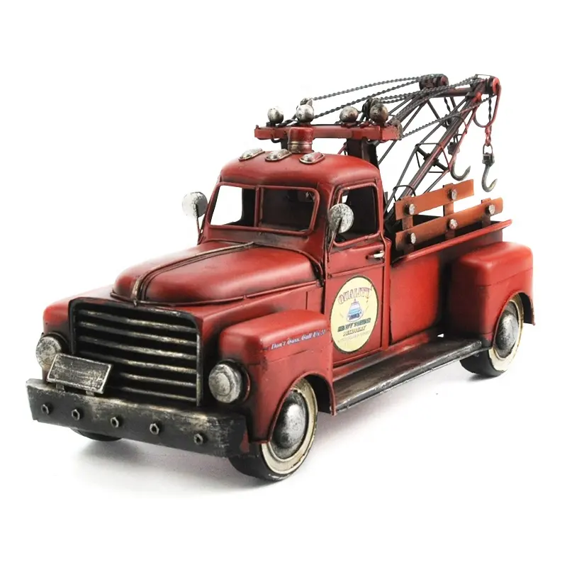 Nostalgia Crafts Diecast Vintage Decorative Metal Model Truck Decoration For Children Toys Birthday Gift Home Decor Accessories