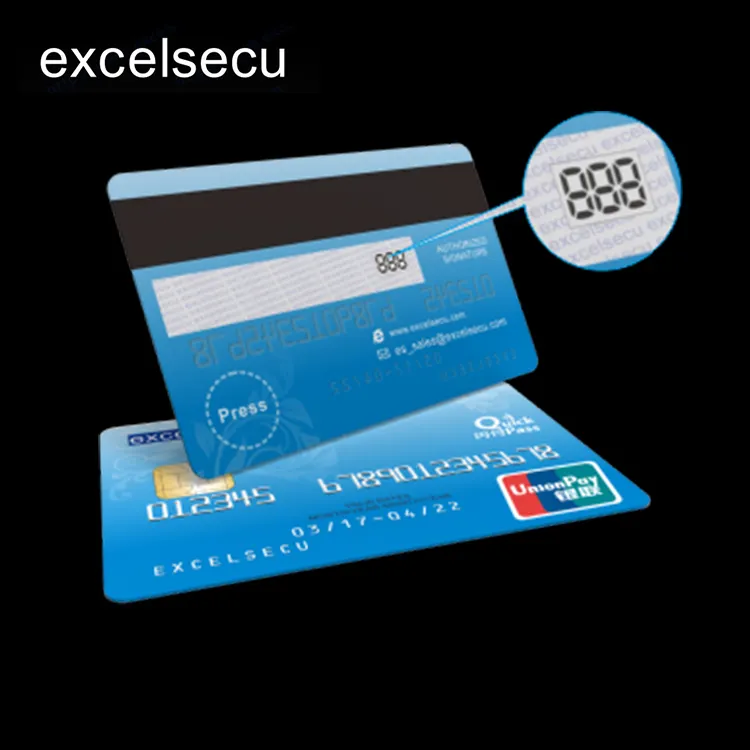 ESECU Personalizzato Bluetooth Sfida Risposta Dinamica CVV Smart Card