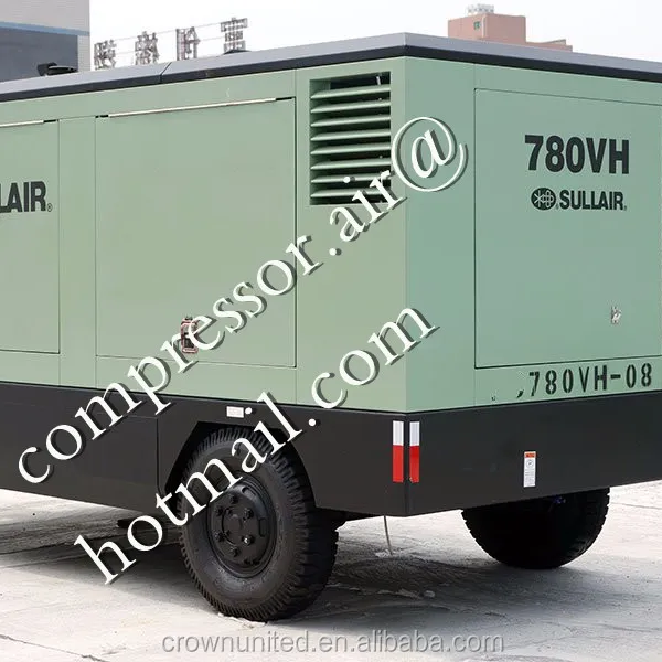 350psi of 780VH, High Pressure Series Diesel Engine Driven Portable Screw Air Compressor, 780RH, 780VH, 850RH