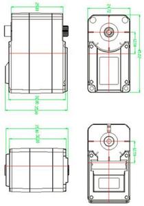 LX-1501 Serial Bus Servo 17kg.cm Robot Bus Servo 3-Port with Feedback <strong>Temperature</strong> Perfect for All Kinds of Bionic Robot Joints - Product Image 6