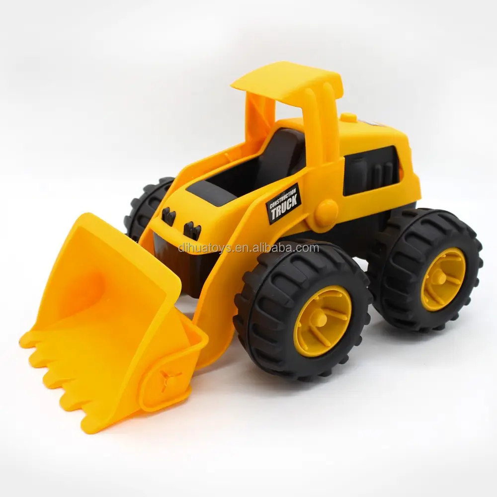13.5 "كبيرة شاحنة قلابة الاطفال ذات العجلات الحرة لعبة تقوم البلدوزرات (جرارات تسوية الأرض) نموذج