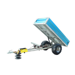AU standart 2000KGS GVM hidrolik damperli devirme kutu römork (ticaret veya çiftlik)