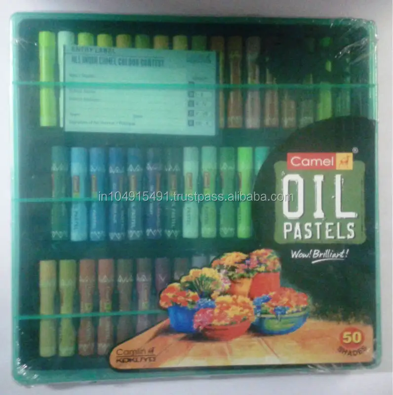 Boya kalemi:: petrol pastel:: 50 tonları:: Camlin Kokuyo :: deve yağlı pastel:: 50