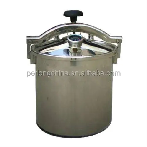 PTS-24HM 24 Liters Portable Pressure Steam Sterilizer Stainless Steel Autoclave