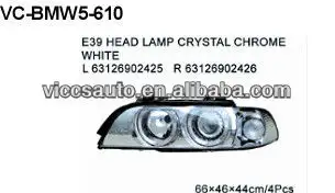 Lámpara de cabeza para BMW 5 serie E39 96-03