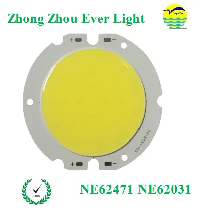 Fábrica de Shenzhen ampliamente uso ronda flip chip cob del panel de 12w led fuente de luz de techo