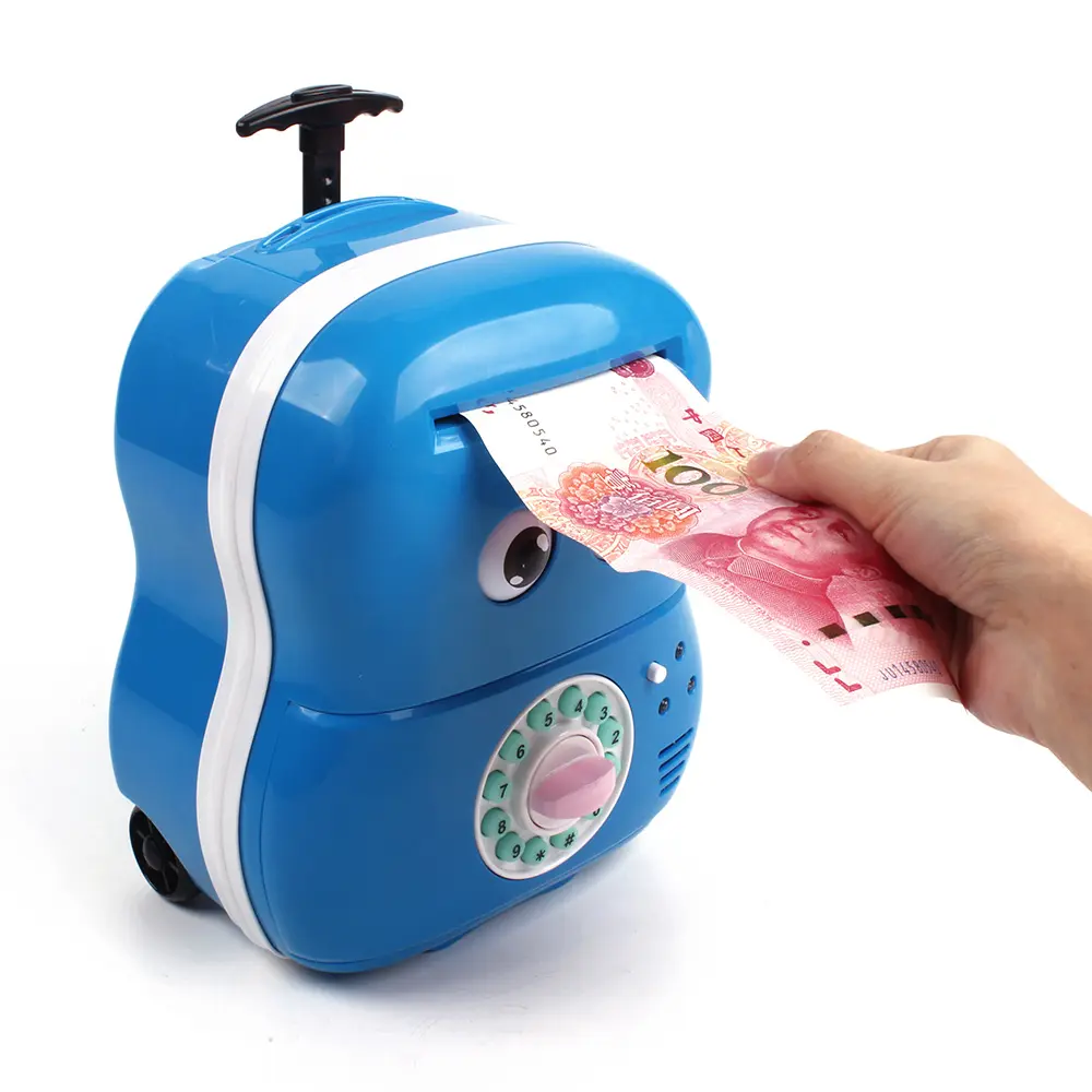 OEM Wholesale hot Kids Cheap Coin Electronic Money Plastic Piggy Bank