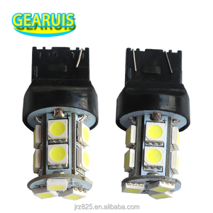 W21W T20 7440 7443 13 SMD 5050 LED רכב led עבור רמזור אור הפוך הפעל אותות אור לבן אדום כחול צהוב