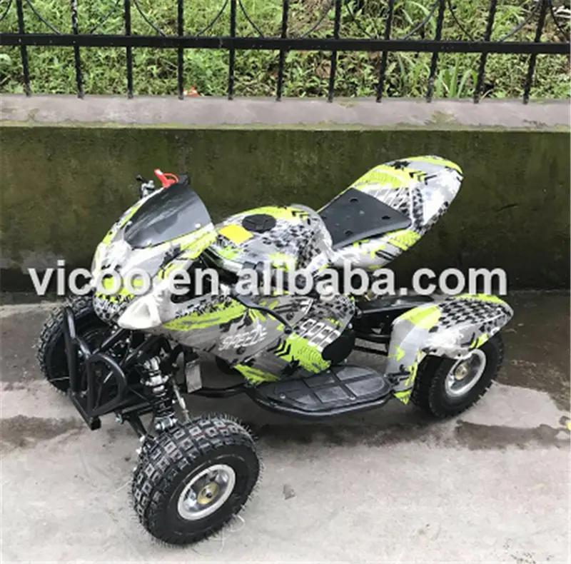 Crianças 49cc Quad Gás motor Da Bicicleta 500w mini atv para venda