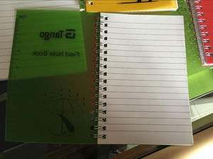 螺旋防水记事本与石纸里面和彩色印刷在封面 - Product Image 2