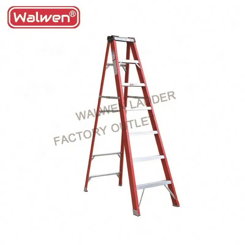1-section high quality fiberglass folding cable step ladder shelves