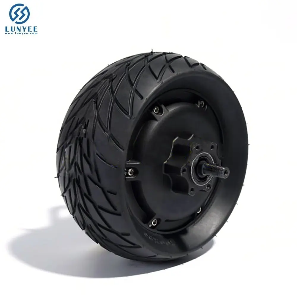 8 Inch Electric Bicycle Scooter Wheel Fat Tire 200*90 8''wheel Brushless Toothless Hub Motor EバイクEngine Wheel