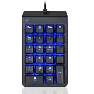 MOTOSPEED K22 Mechanical <strong>Numeric</strong> <strong>Keypad</strong> Wired 22 Keys Mini Numpad Backlight <strong>Keyboard</strong> Extended Layout Factory - Product Image 1