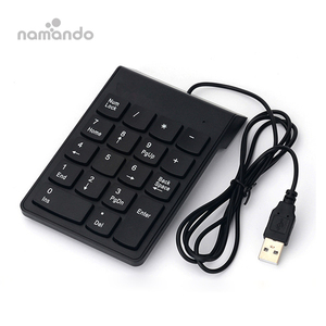 USB <strong>Numeric</strong> <strong>Keypad</strong> 18 Keys Wired Mini <strong>Numeric</strong> <strong>Keypad</strong> for Laptop From Namando Factory - Product Image 3
