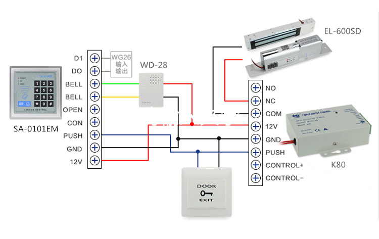DC 12V 3A Electric Power Supply Control Door Access System