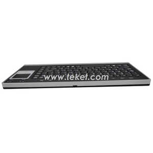 Mini teclado inalámbrico K8C con panel táctil K8C compatible con receptor de interfaz USB. - Product Image 1